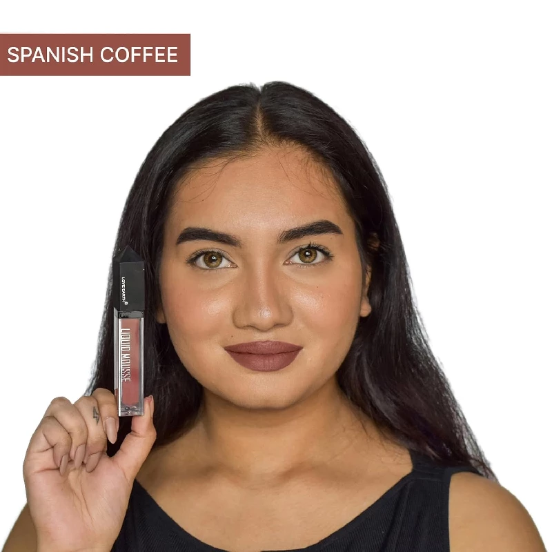 Love Earth Liquid Mousse Lipstick - Spanish Coffee, 6 ml-2.webp